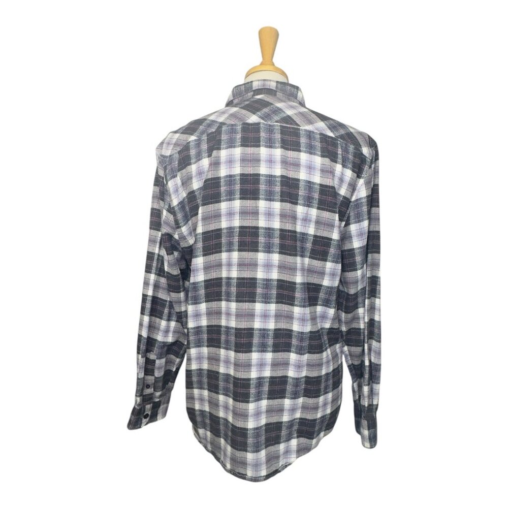 Drill Clothing Co. Mens Plaid Button-Up Shirt Size XL Long Sleeve 100% Cotton - Picture 2 of 9